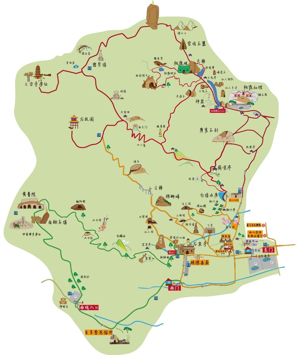 beijing fenghuangling nature park),别名凤凰岭自然风景区,位于 a
