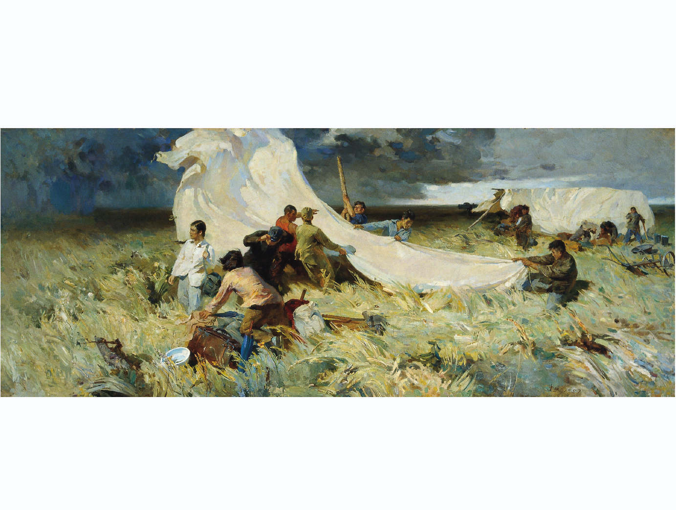 data-lemmaid="2659806">詹建俊先生于1957年创作的一幅油画,是他