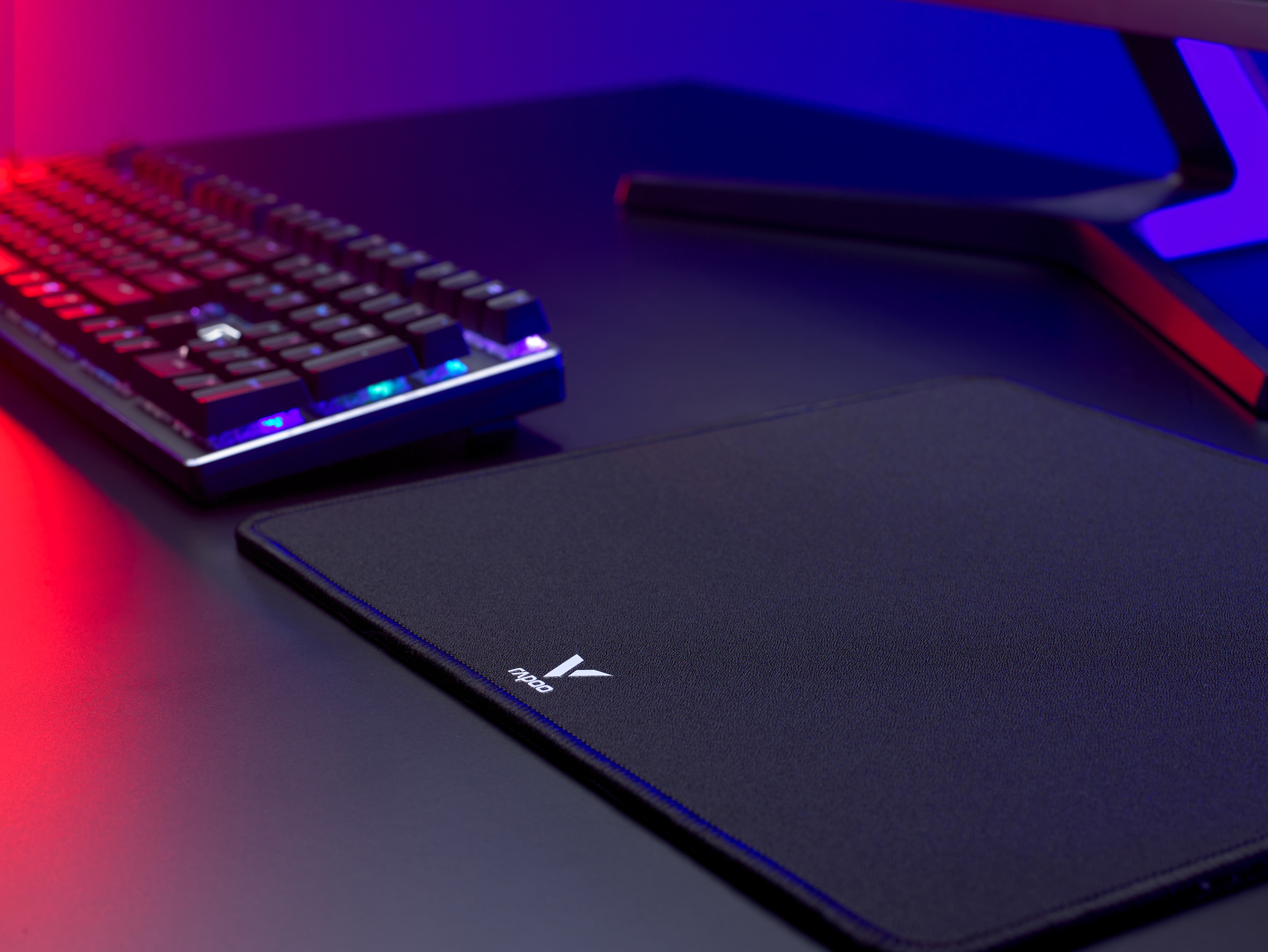 雷柏v10c游戏鼠标垫