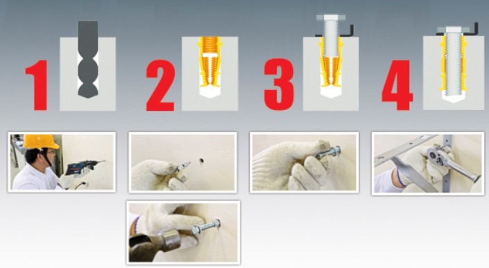  p>膨胀螺栓,是将管路支/吊/托架或设备固定在墙上, a target="_blank
