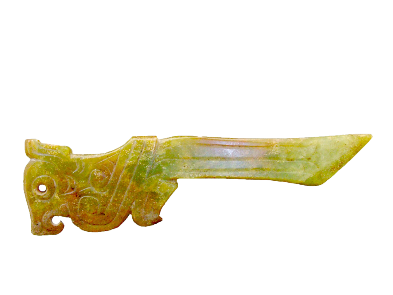 西周鹦鹉形刻刀