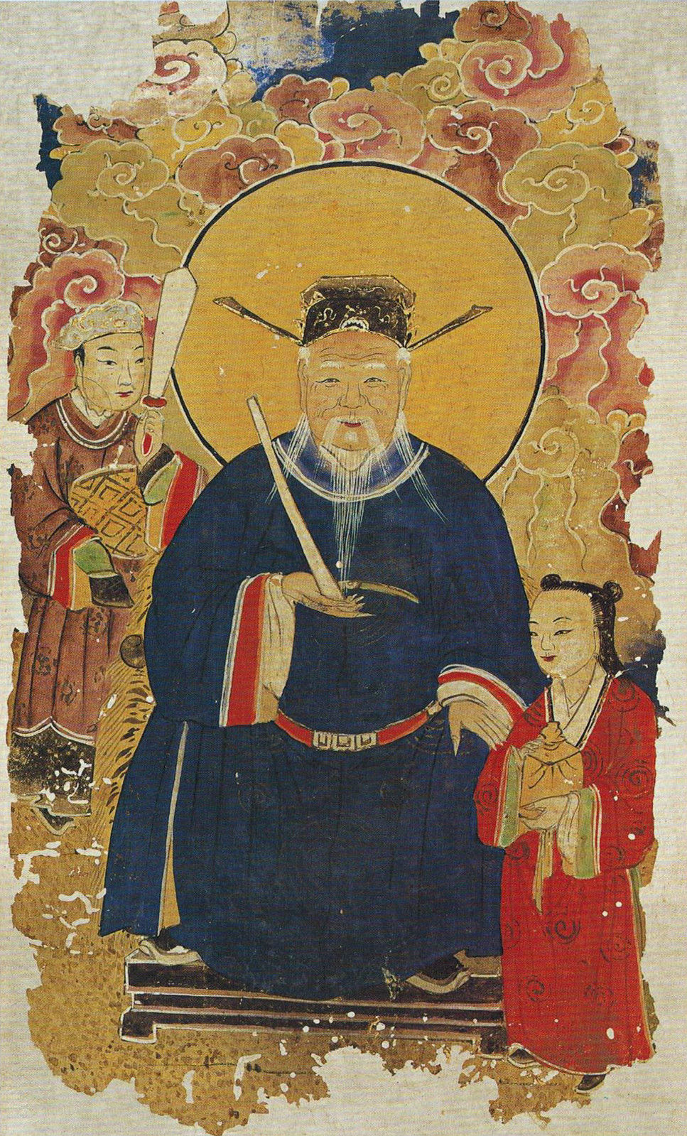 高淳明清道教神像画