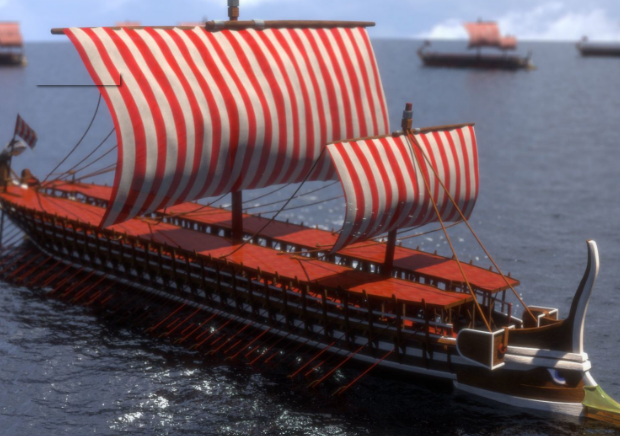  p>三桨座战船(希腊语:τρι  ρη  ),是古代 a target="_blank"