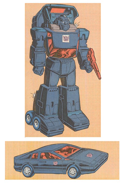  p>浪客,出自动画,漫画作品《变形进行》系列,狂派霸天虎成员,他的