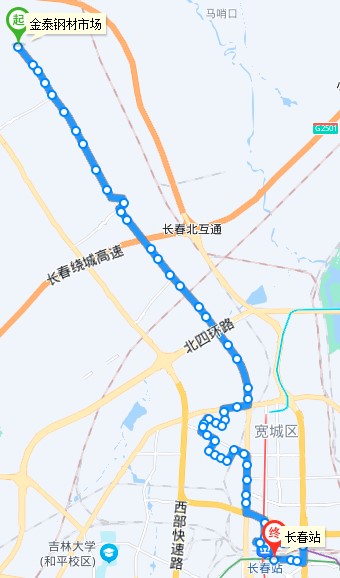 长春公交z148路