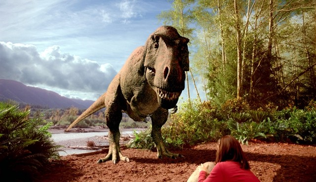  p>《t-rex:回到白垩纪》是布雷特·莱纳德执导,彼得·霍顿,利兹·斯