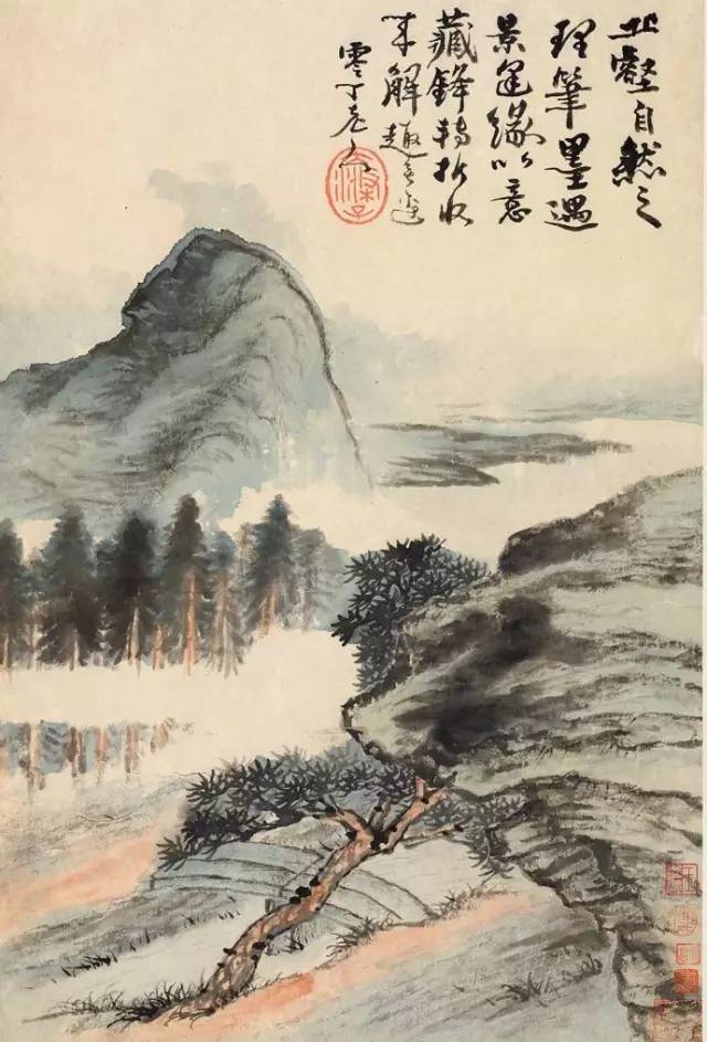 中国四大画僧石涛、八大山人、髡残和弘仁作品欣赏，你更喜欢谁