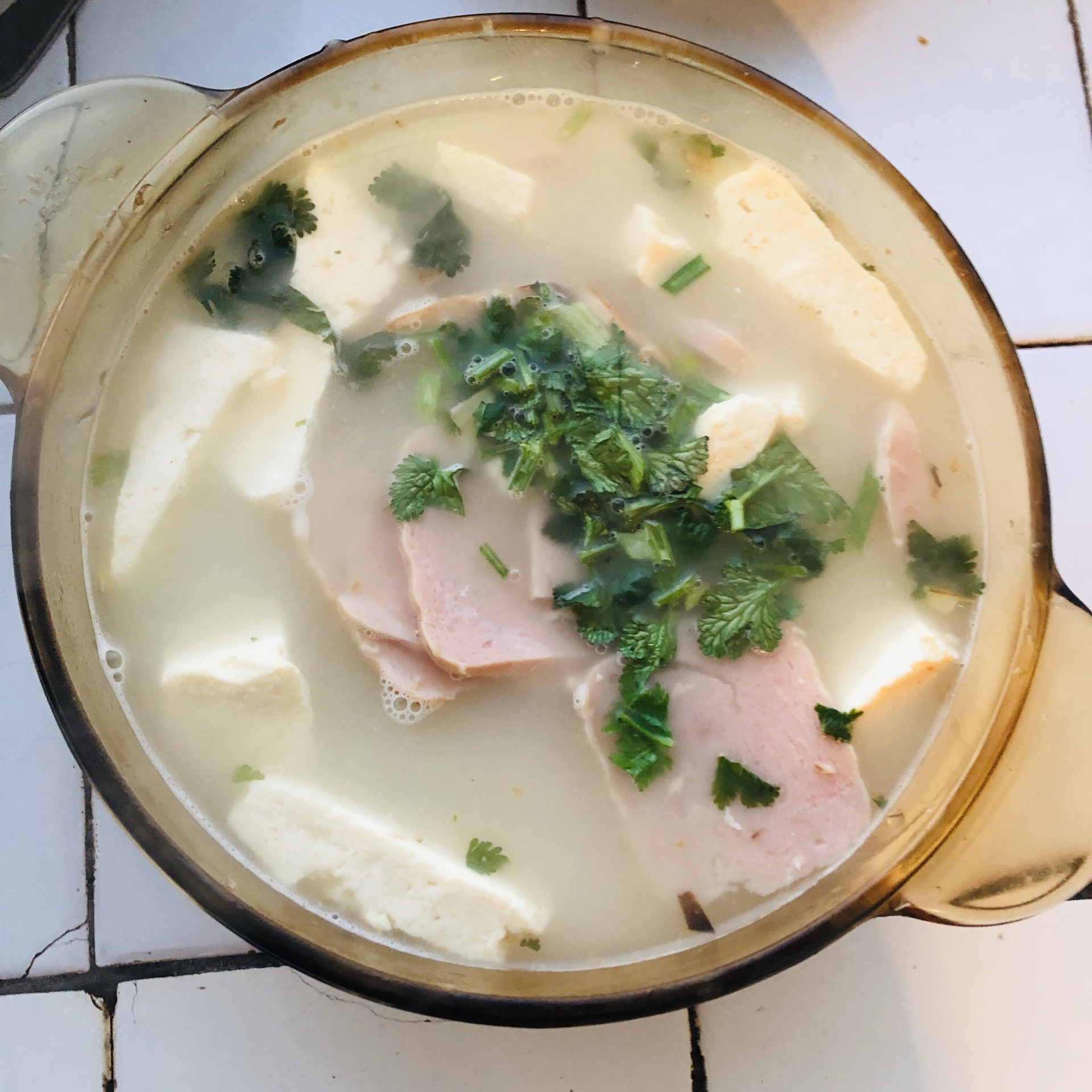 豆腐火腿汤