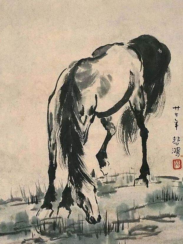 徐悲鸿国画作品