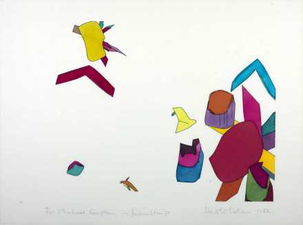 Harold Cohen: 无题计算机绘画（1982）泰特美