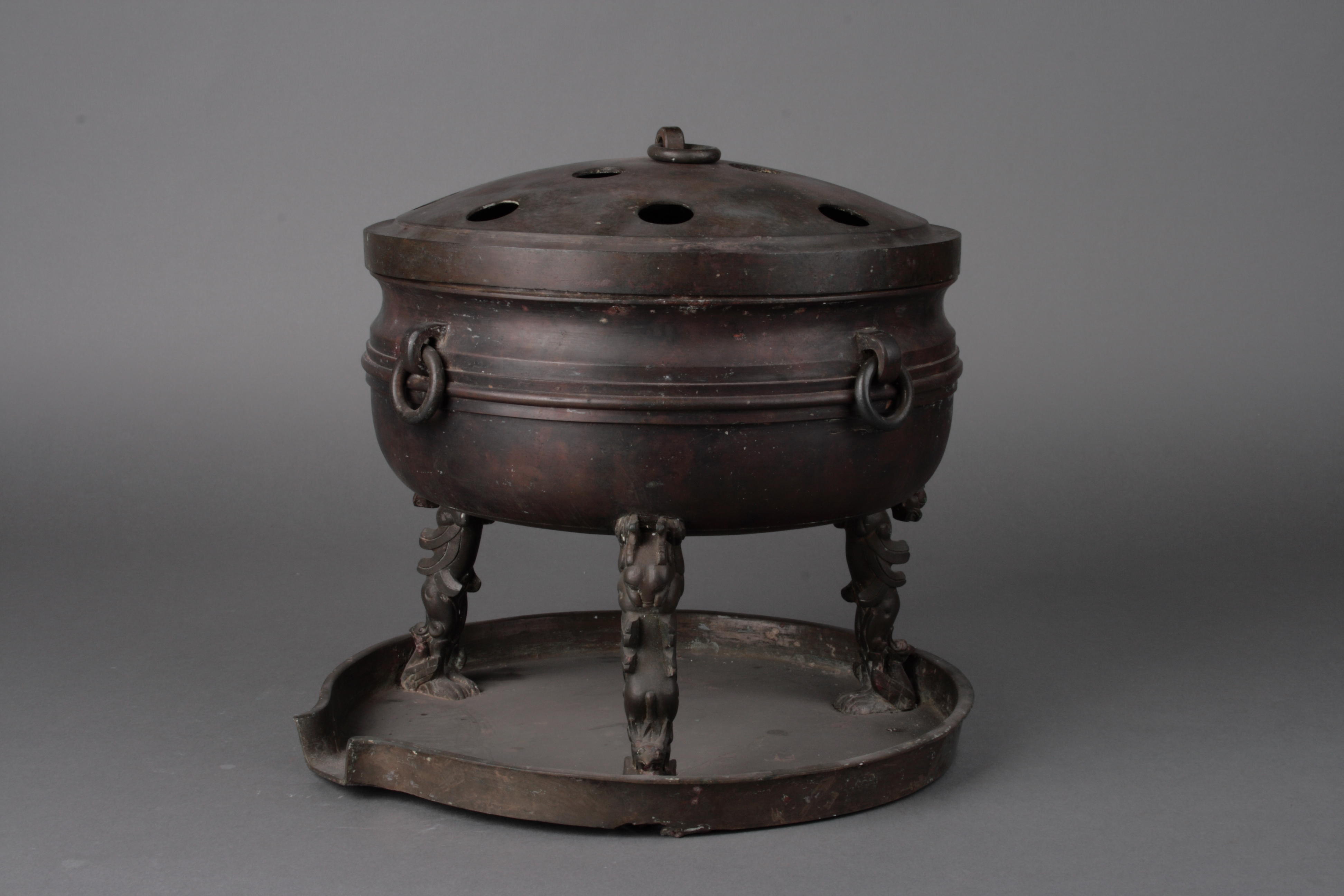 西汉鼎形铜熏炉