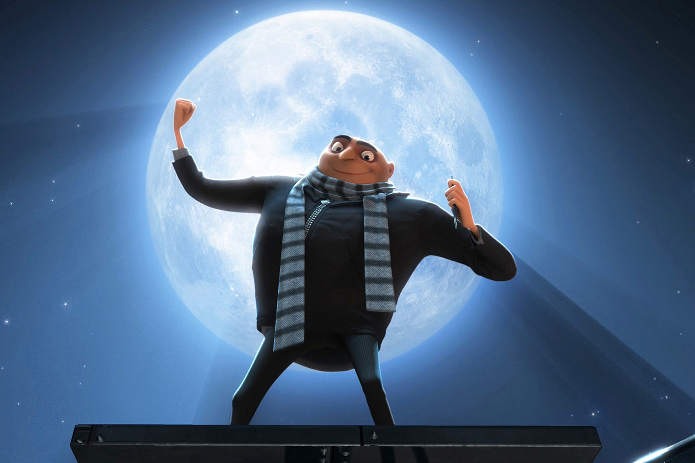 卑鄙的我》 /a>系列中的主角,曾因为单枪匹马偷月亮而被整个坏蛋界当