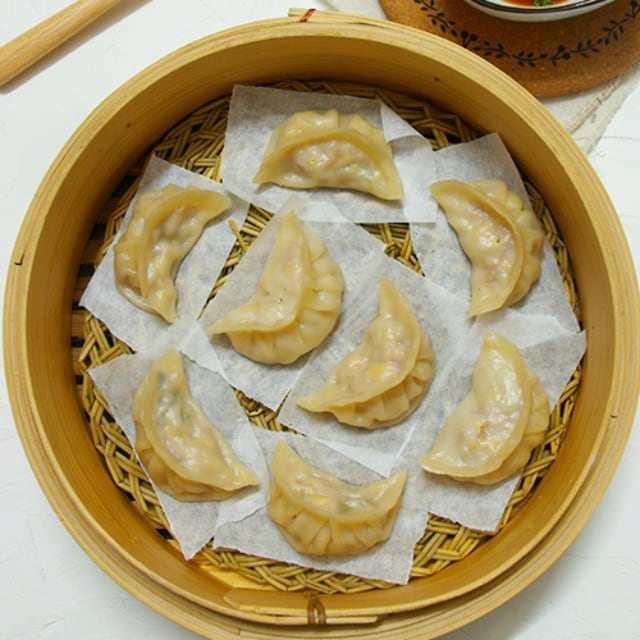 圆白菜猪肉蒸饺