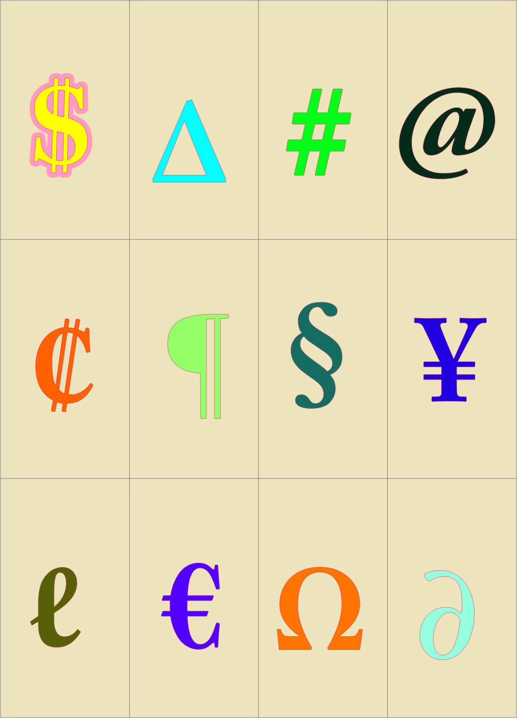 特殊符号是难以直接输入的符号,比如:<a