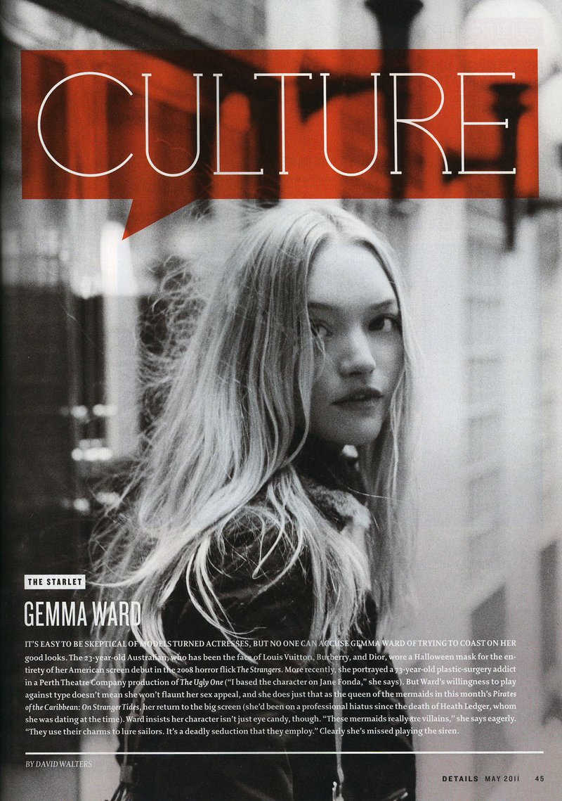  p>嘉玛·沃德( i>gemma ward /i>),1987年11月3日出生于澳大利亚西