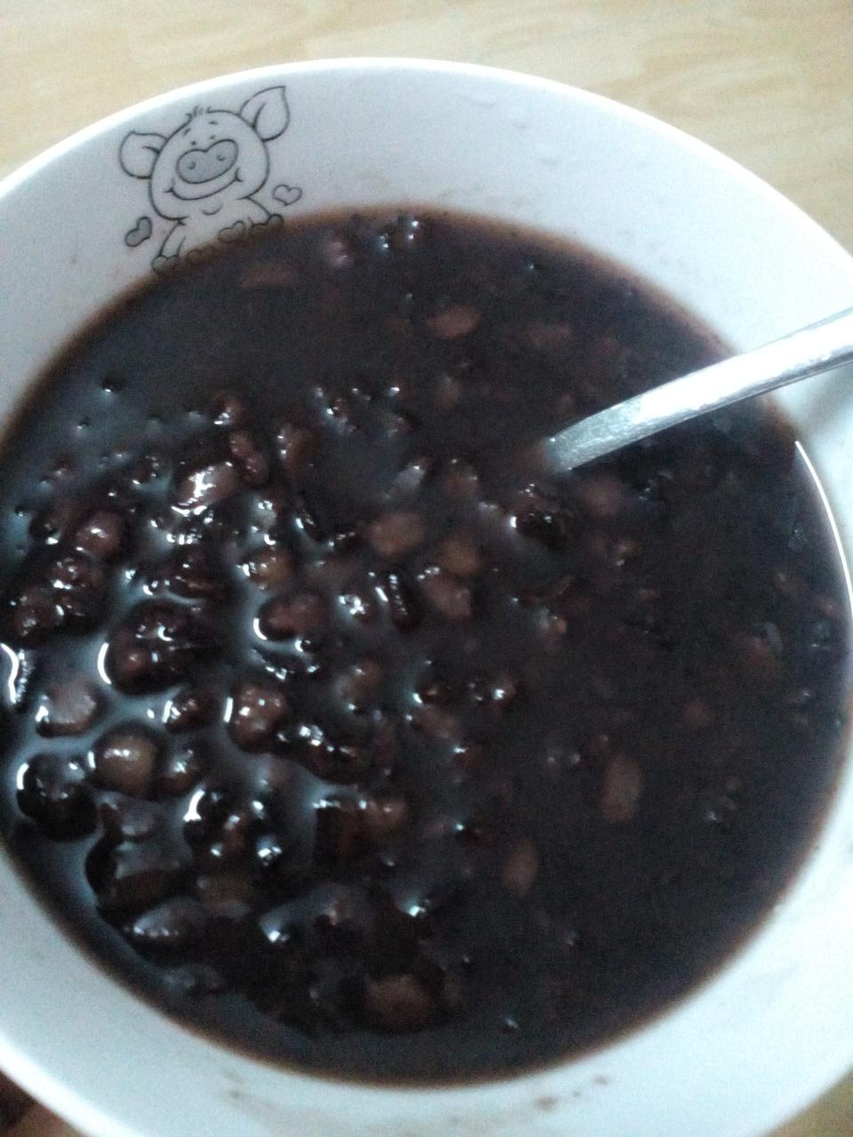 黑米糖水
