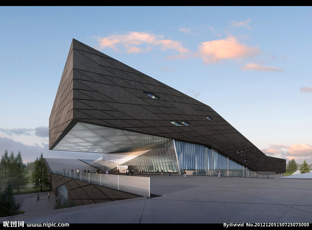 予展示商品,会议交流,信息传播,经济贸易等的场所;展馆又是一种建筑物