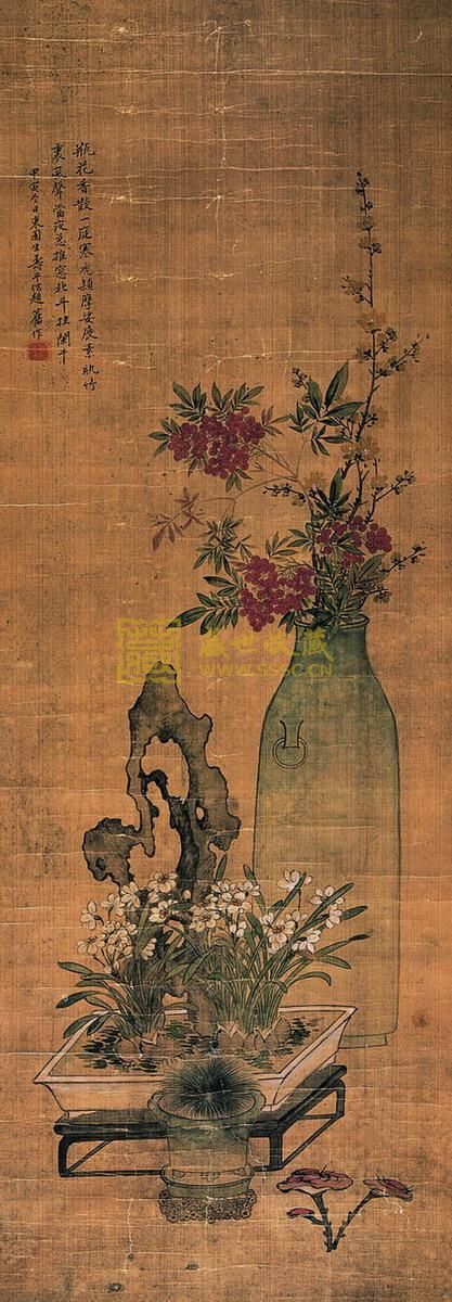 恽冰书房清供图