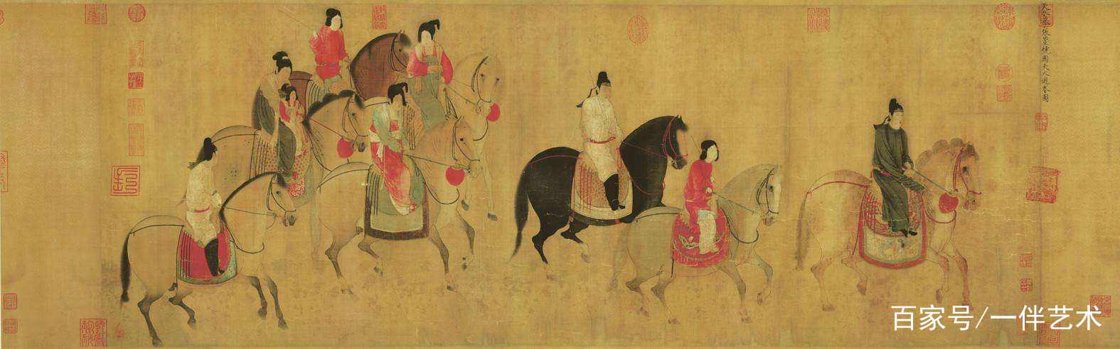 隋唐绘画之—张萱_百科TA说