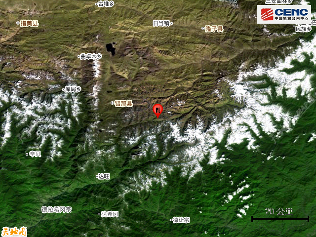 6·23西藏山南市错那县3.3级地震