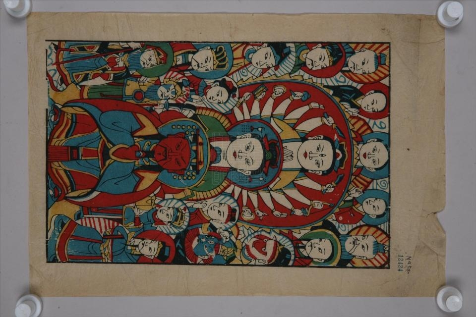 清河北武强诸神年画