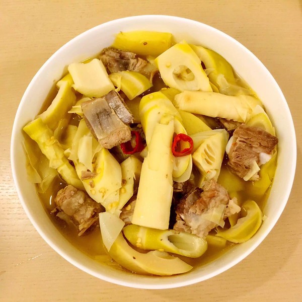 排骨冬笋汤
