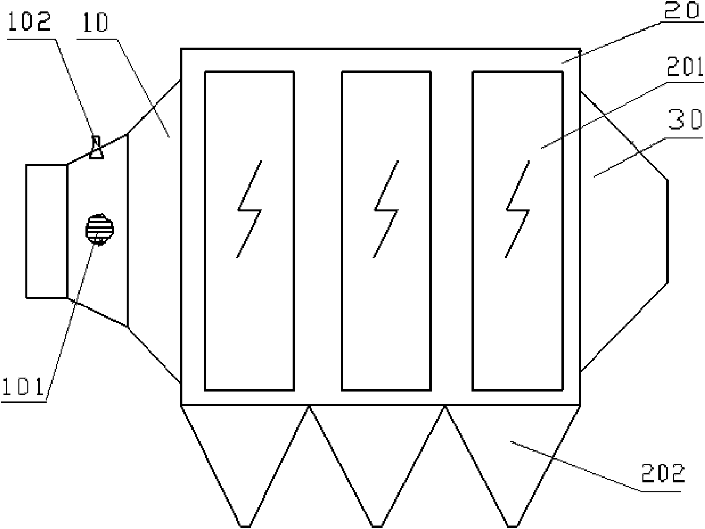 一种烟气除尘系统及其电除尘器