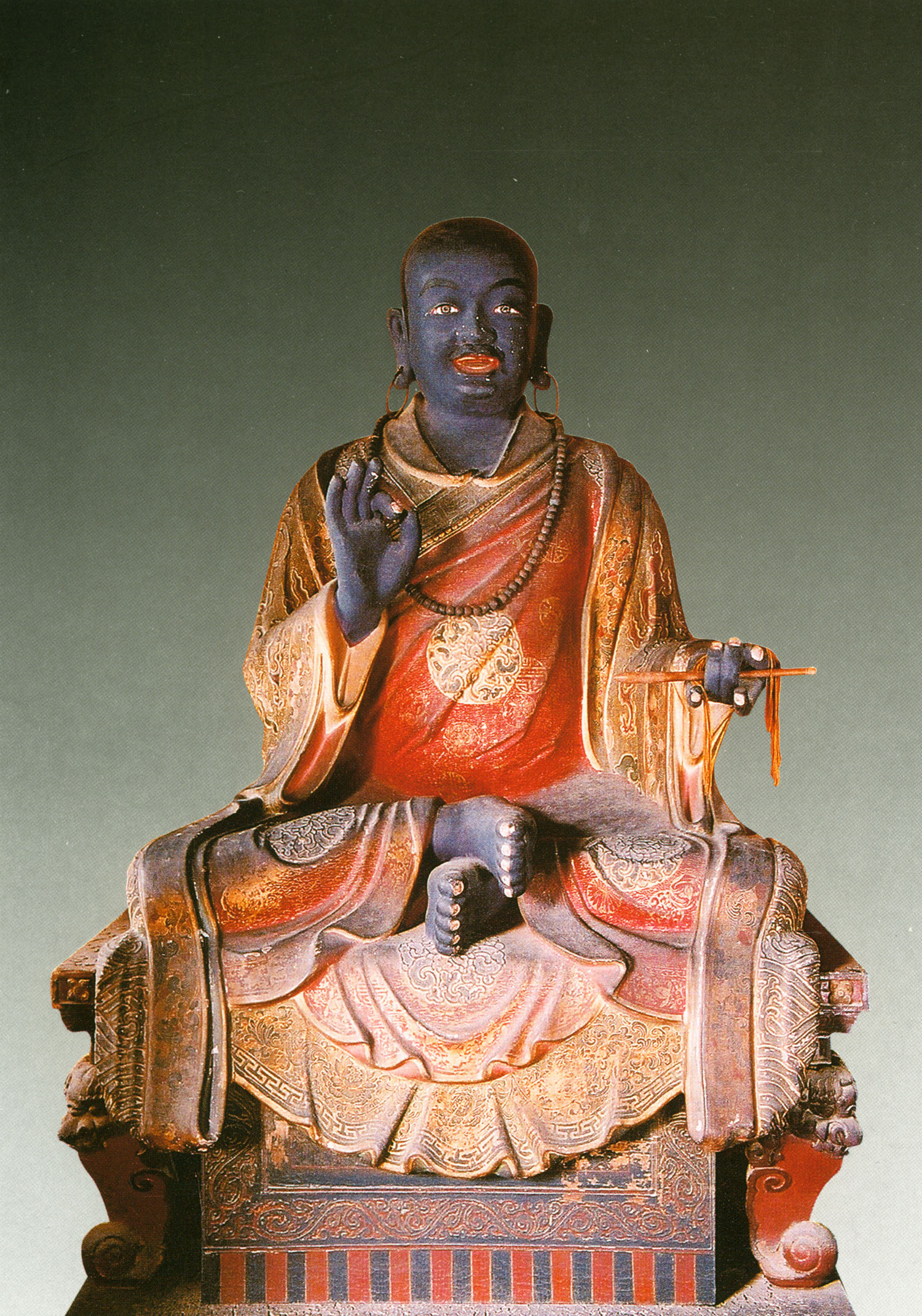  p>十八罗汉第九尊 戍博迦尊者,开心罗汉 /p> p>释迦牟尼佛的弟子.