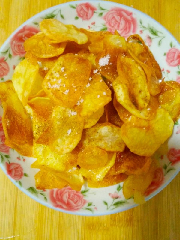 美味油炸土豆片