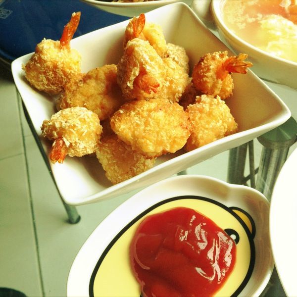 自制kfc黄金虾球