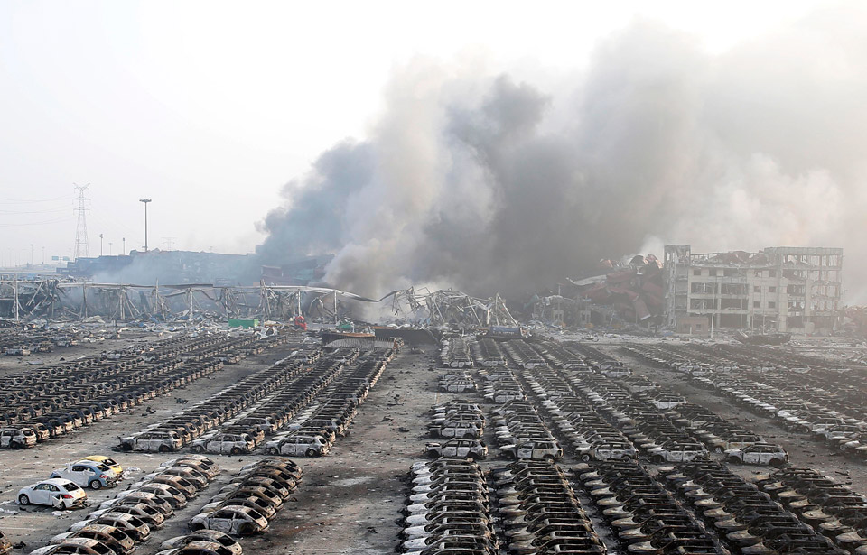 天津危险品仓库发生爆炸