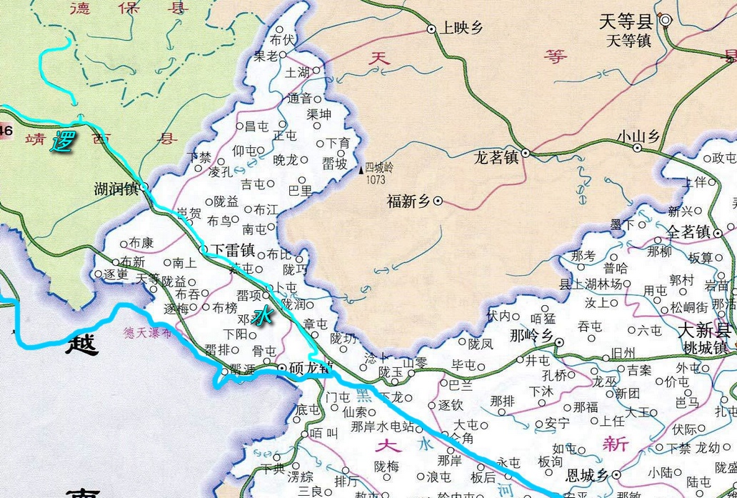 ">郁江 /a>支流 a href="#" data-lemmaid="5097812">左江 /a>支流 a