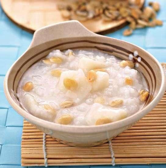 百合花山药粥