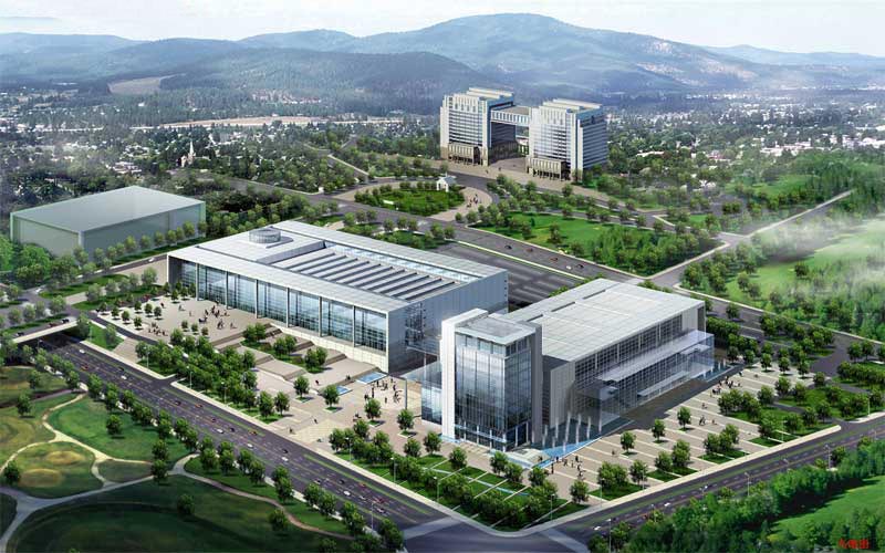  p>青岛国际会展中心是一座集展览,会议,商务,餐饮,娱乐等多功能于