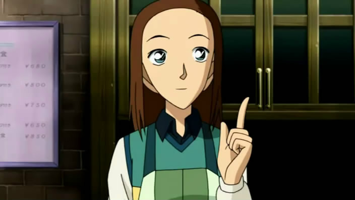 女,是日本漫画《 a target="_blank" href="/item/名侦探柯南/8947"