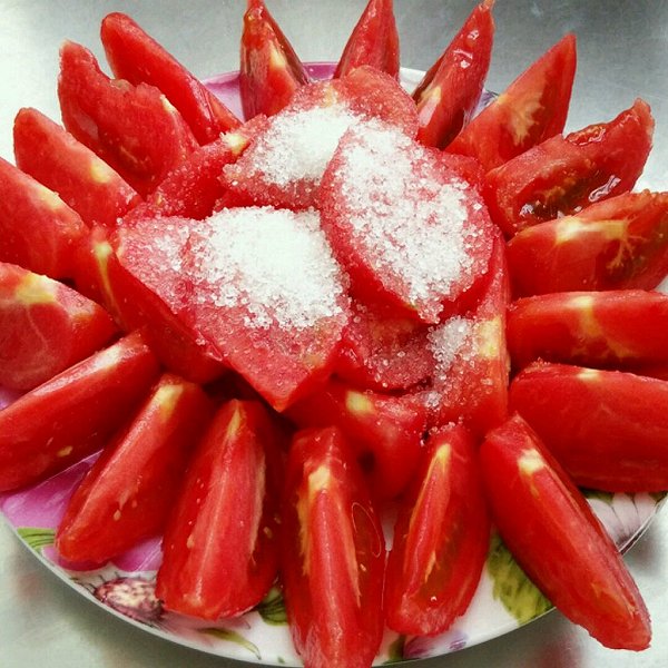 西红柿拌糖