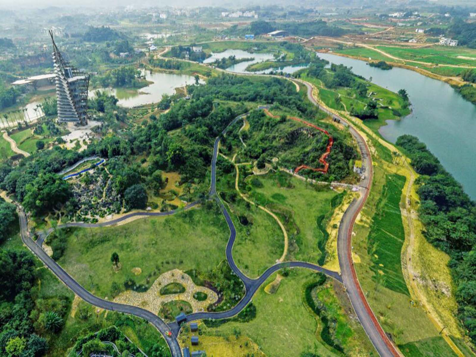 南宁园博园位于广西南宁市五象新区五象湖公园,是2013年第三届广西