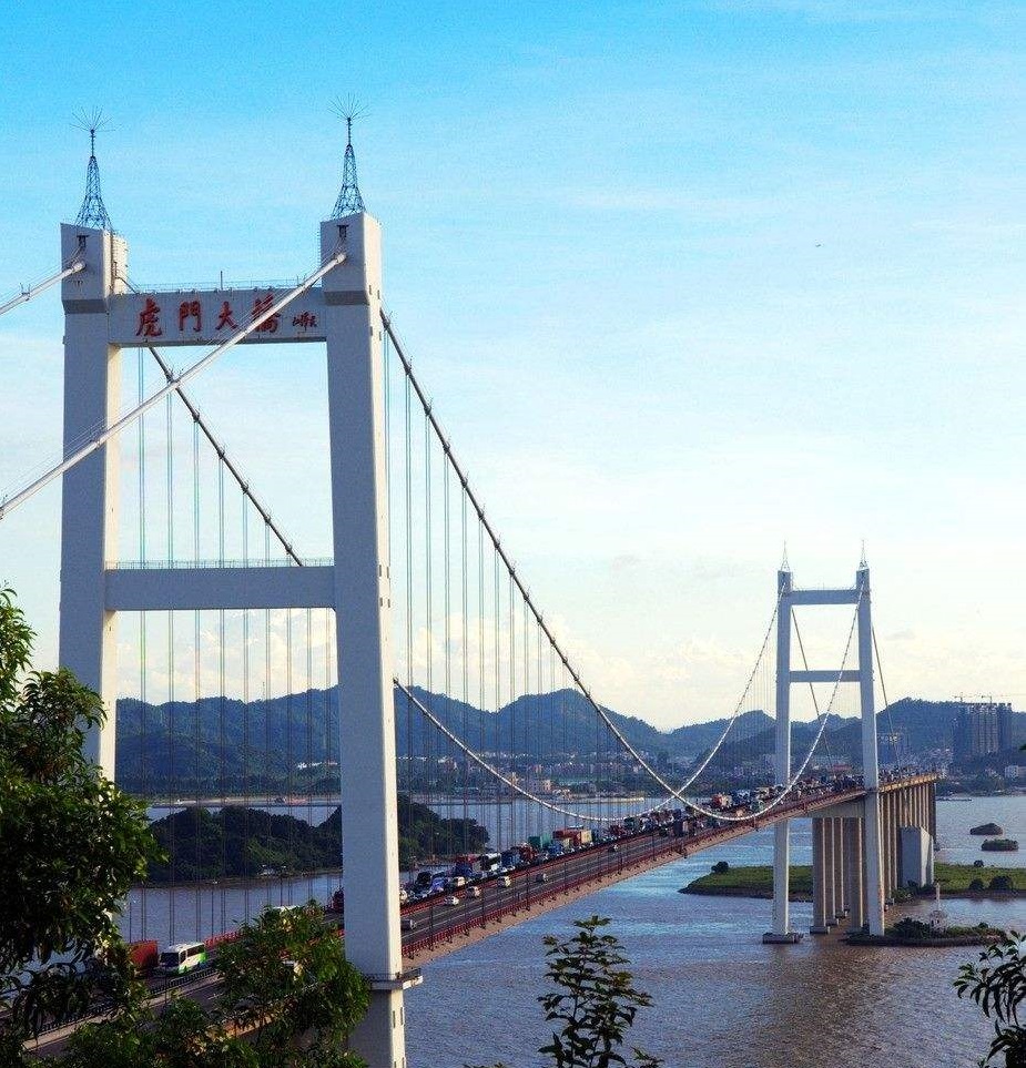 p>虎门大桥(humen bridge)是中国广东省境内一座连接 a target="