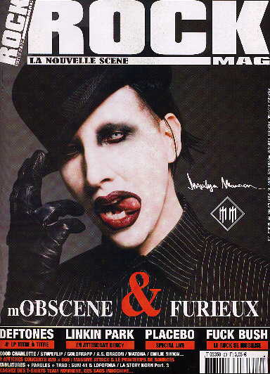  p>玛丽莲·曼森(marilyn manson),1969年1月5日出生于美国 a target=