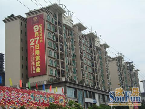 嘉美豪苑广场位于常平镇的主干道常平大道旁,毗邻常平第一小学,总