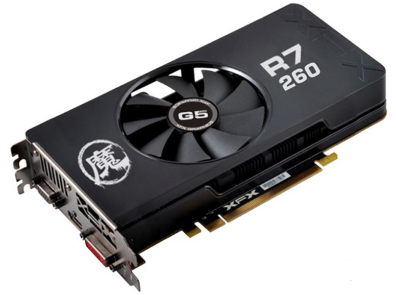 xfx讯景r7 260x魔将2g