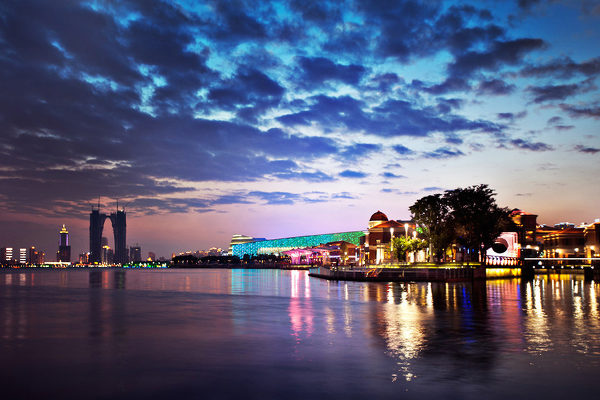 苏州市金鸡湖景区