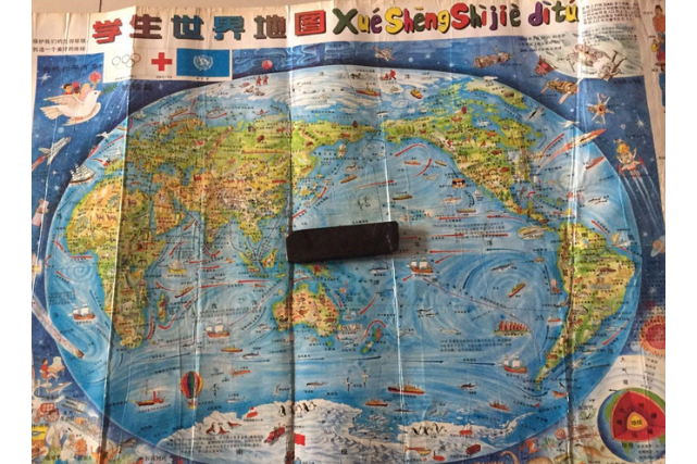 学生世界地图
