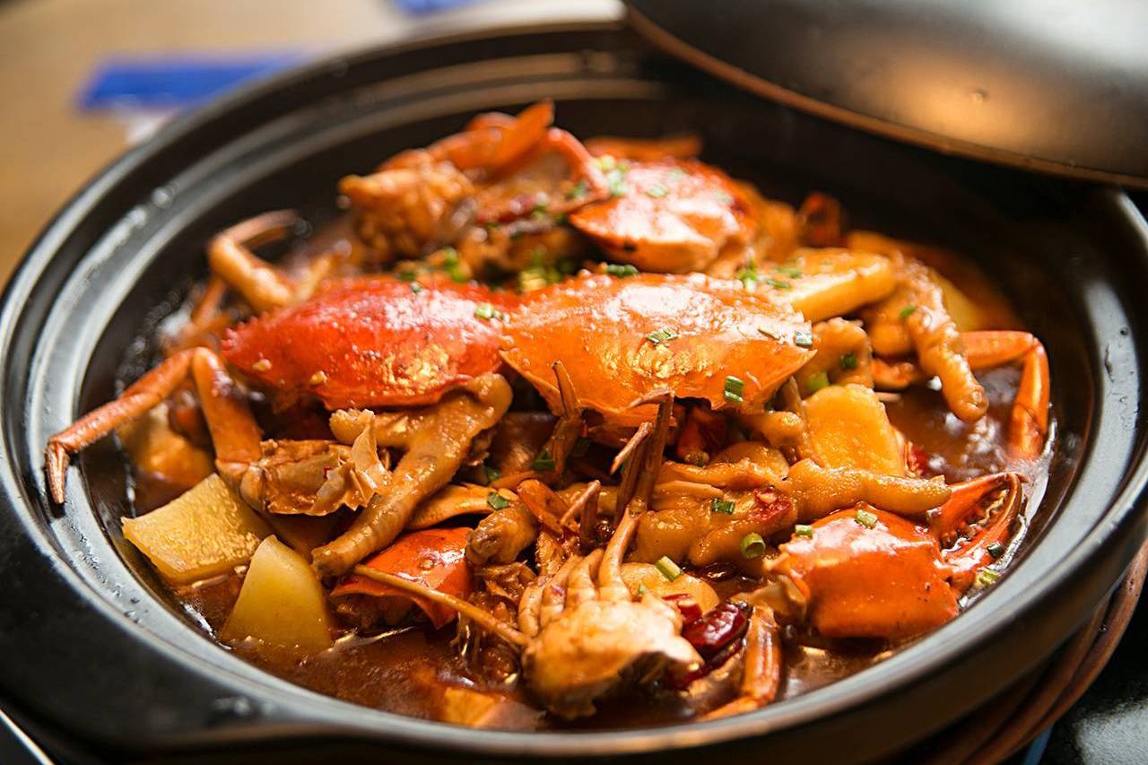 蟹鸡煲