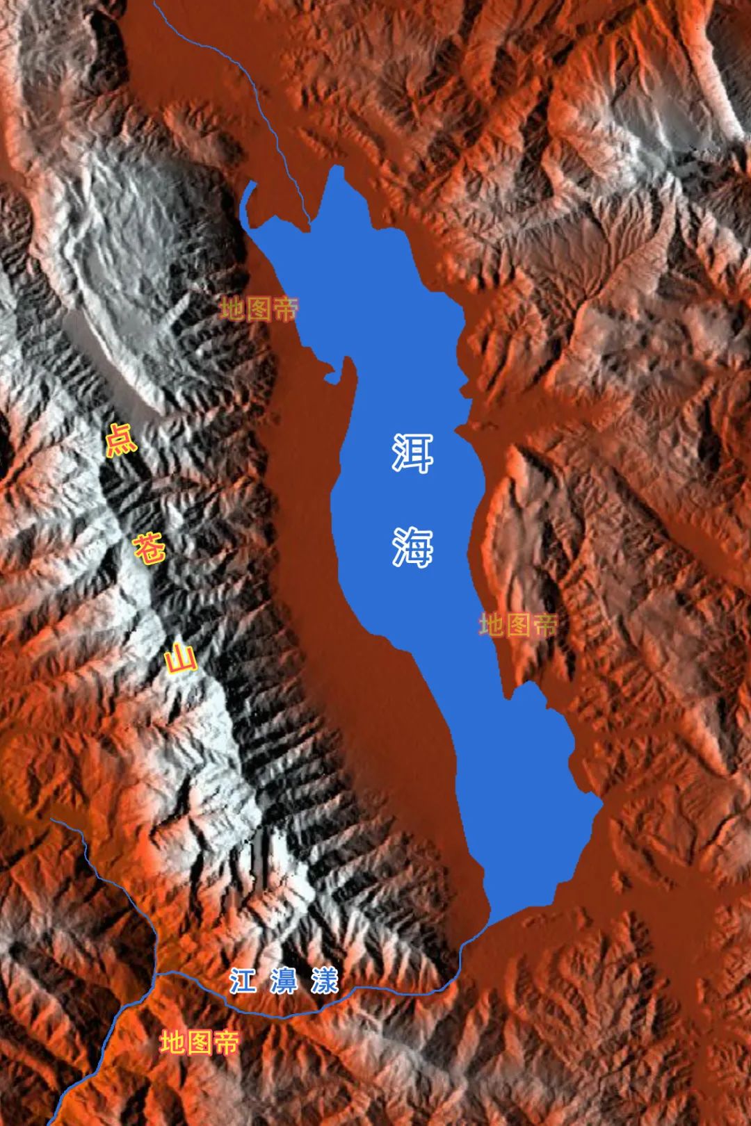 云南三大湖，滇池洱海抚仙湖，竟然分属三大水系？_百科TA说