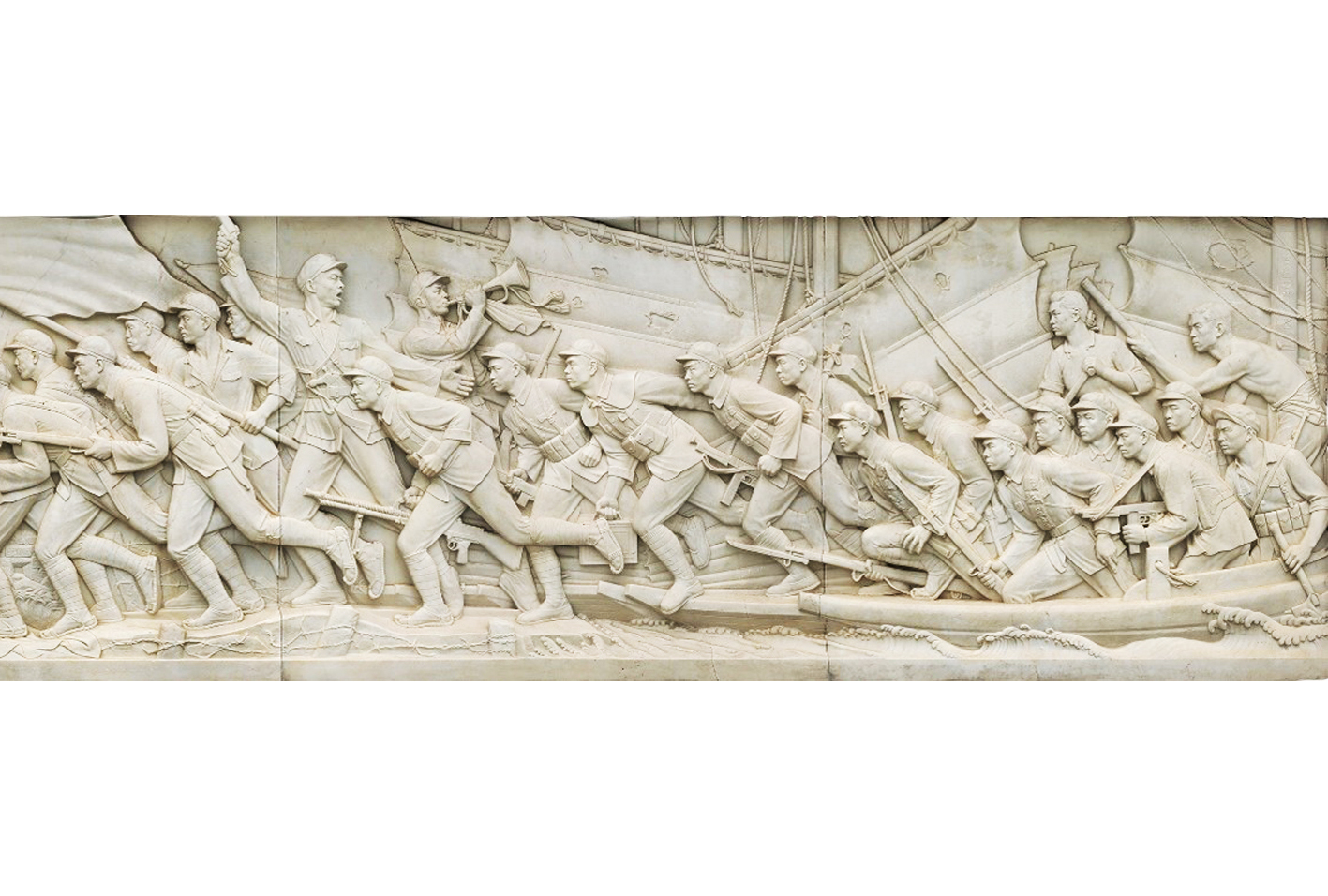 人民英雄纪念碑浮雕·胜利渡长江