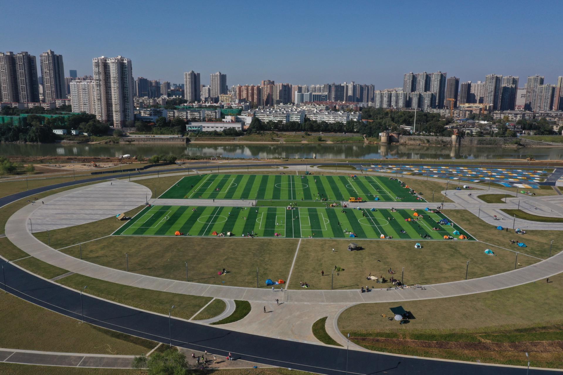 2021年11月,长沙马栏山体育公园基本建成,预计年底前可正式开放