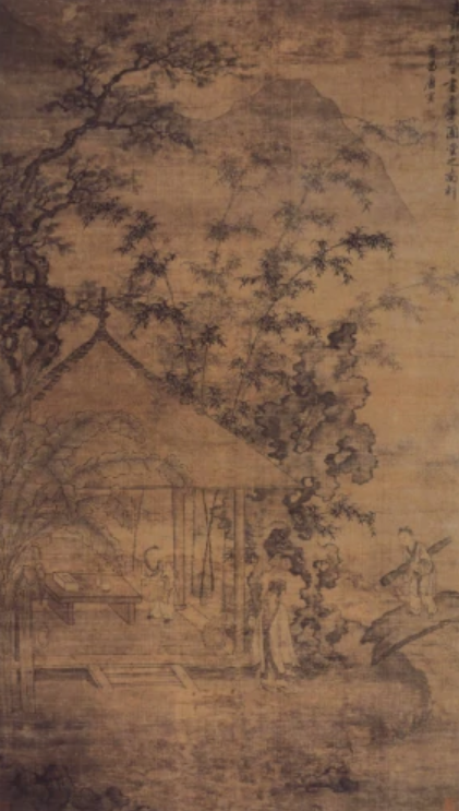  p>《竹亭高士图》是明代画家唐寅创作的一幅绢本设色画. /p>