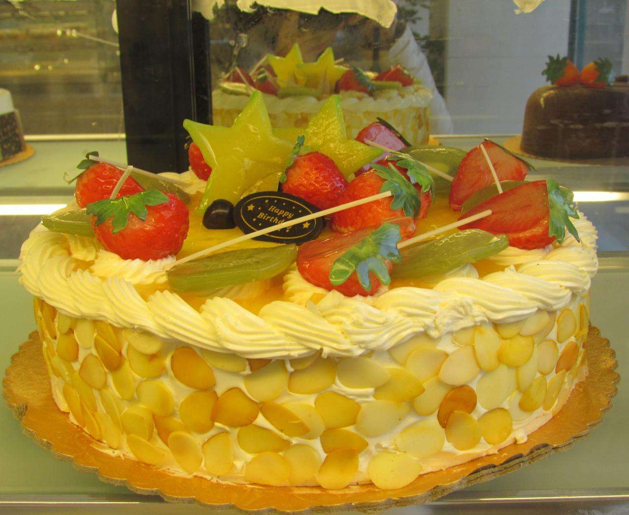 糖渍青苹果蛋糕