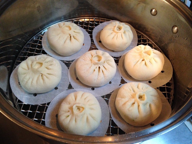 菠菜豆腐粉丝包子